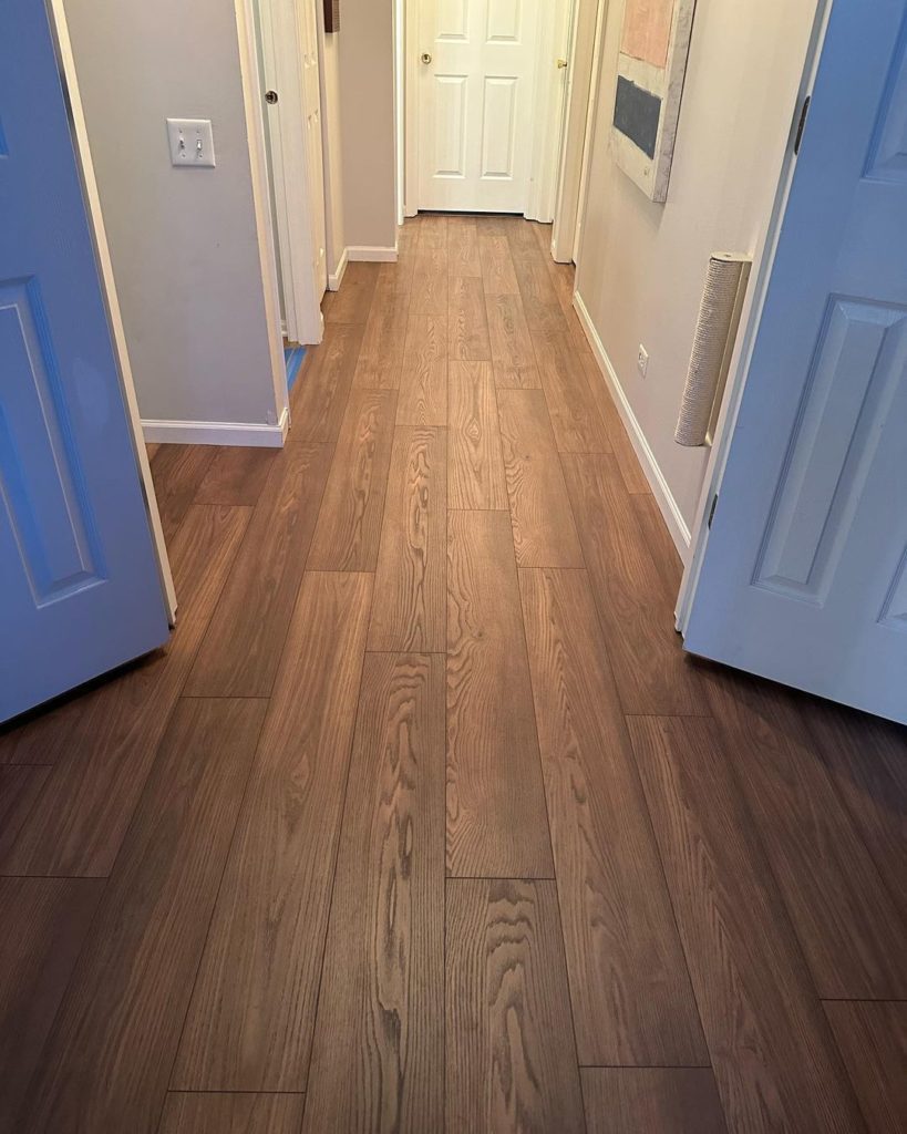 redesign floors - dark hardwood floor installation